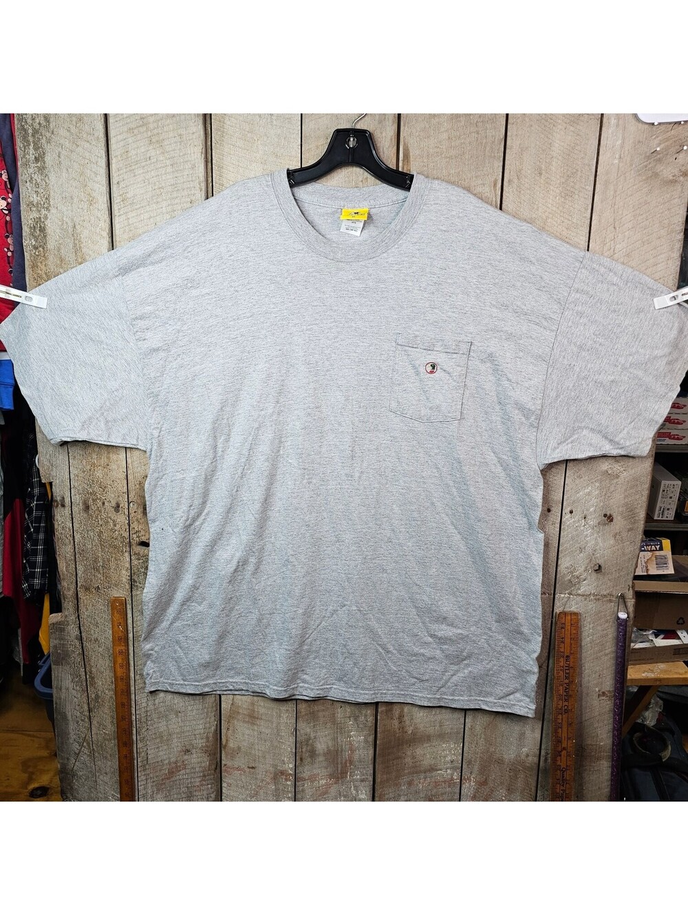 Duck Head Men's 2XL Gray Short Sleeve Crew Neck Pocket T-Shirt Classic Fit